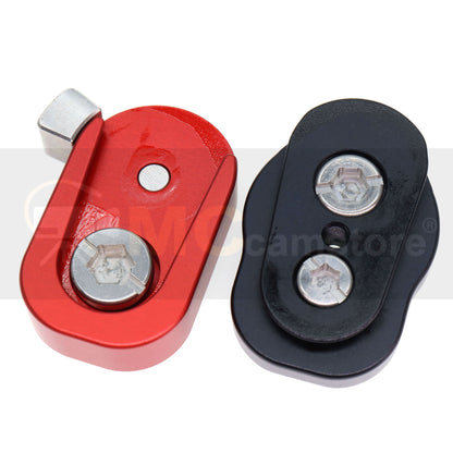 Quick Release Lock Mount Plate Bracket for ARRI RED Camera Monitor Wireless Focus Motor Mini Lock Quick Release System, Black