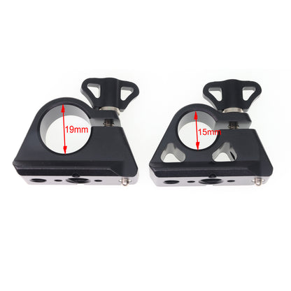 15mm 19mm Fixed Buckle Strap with 1/4" & 3/8" Screw Hole for ARRI RED Camera Wireless Focusing Guide Rail Expansion, Camera Support Adapter