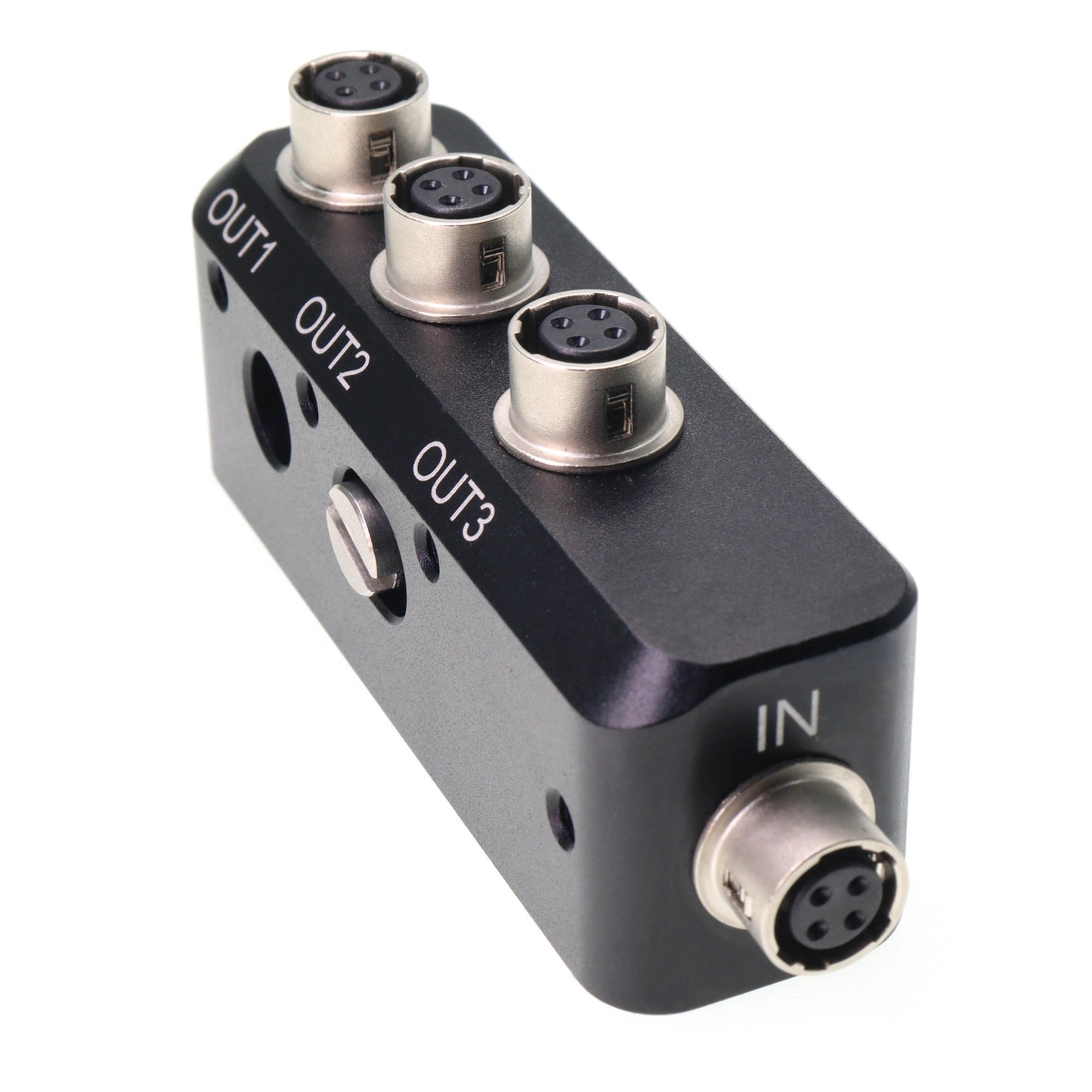 Hirose 4Pin Female 3 Way Splitter Adapter 1 in 3 Out Distributor for Zoom F8 /F4 Mixer Sound Devices 442 688 664 for Wisycom Zoom Lectrosonics
