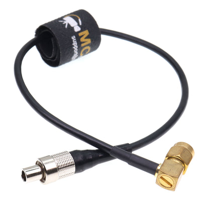 Signal Cable FVS.00.250 Coaxial Plug to Right Angle SMA for Sennheiser 3041 Receiver