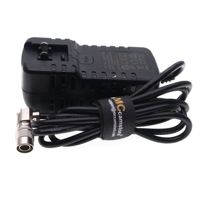 Sound Devices AC Power Adapter Cable, 100-240V to Hirose 4pin Male 12V 3A DC Output Power Cable