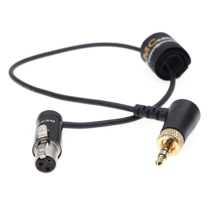 Lock 3.5 TRS to Low-Profile TA3F Audio Cable for Sennheiser EK 2000 for Sony UWP-D11 Receiver for Sound Devices Mixer Line