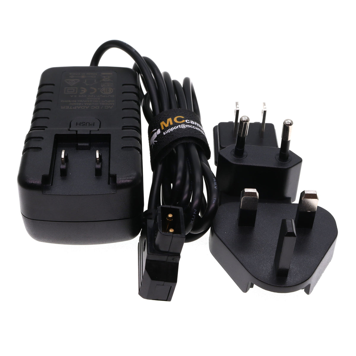 AC 110V-220V Power Adapter Converter Cable to D-tap Camera Power Cable