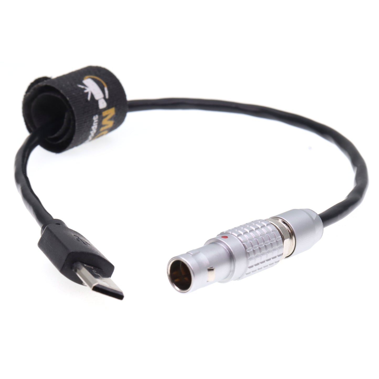 Micro USB to Straight Locking 3.5mm TRS Timecode Cable for Sony FX3 FX30 A7S3 A1 Camera for Deity TC-1 Timecode Generator