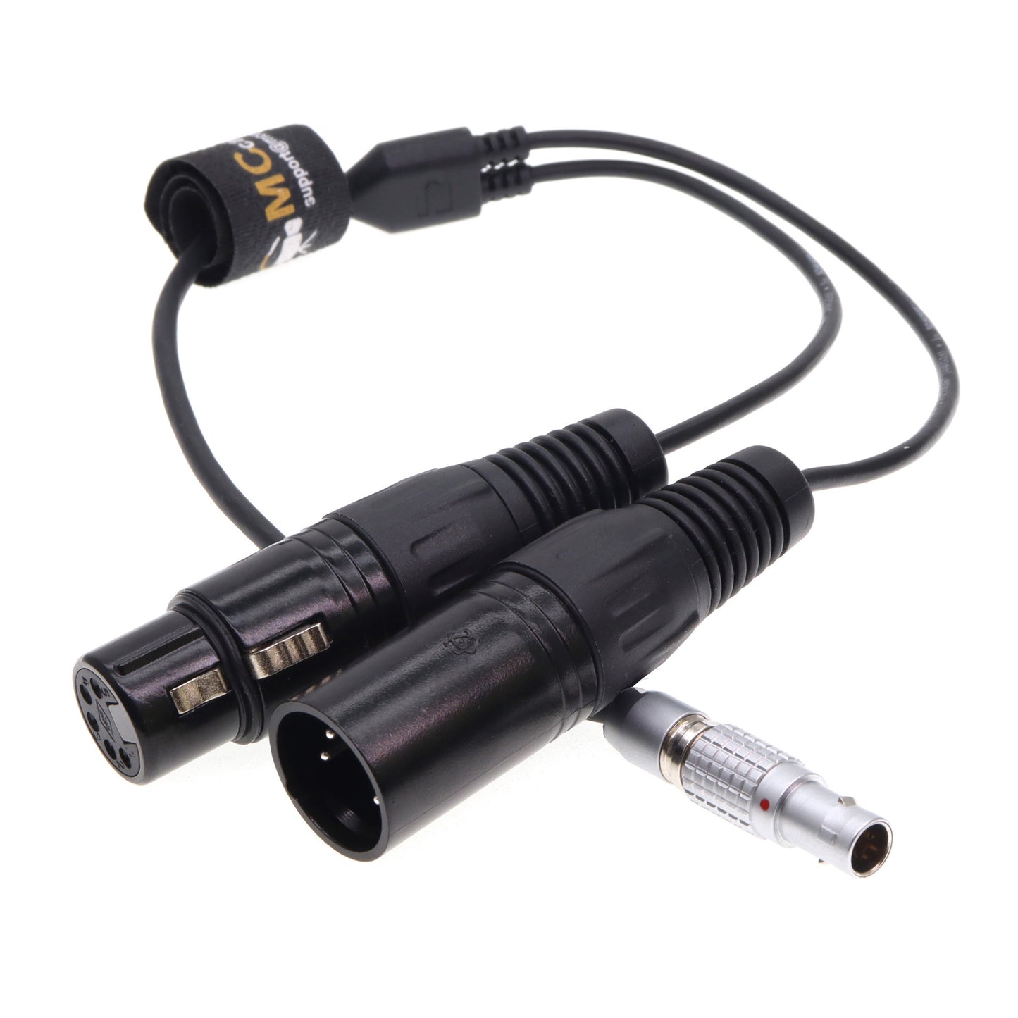 FGG 0B 3pin To Double XLR 5pin Male Female DMX Cable for Aputure Storm 80c, Sidus One