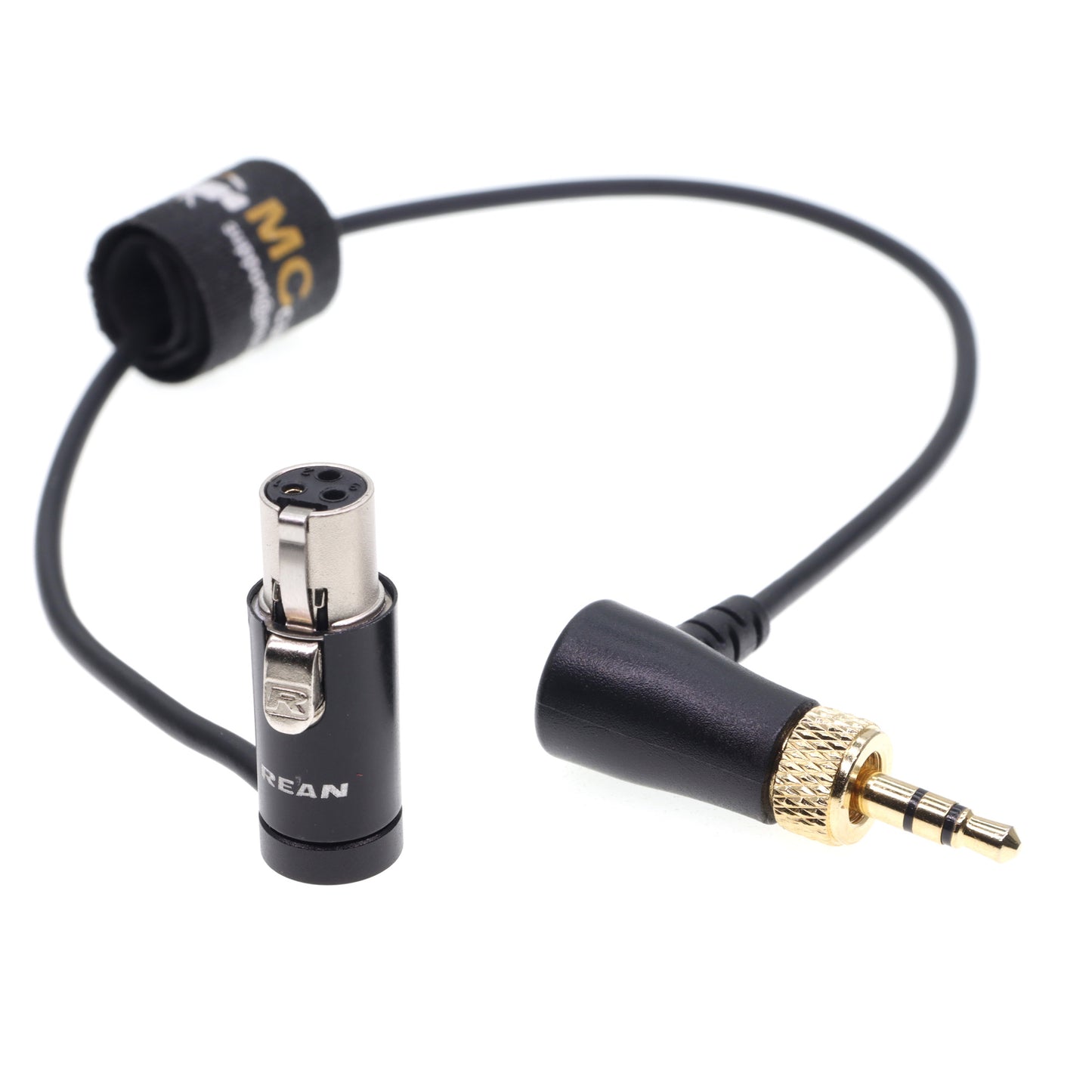 Lock 3.5 TRS to Low-Profile TA3F Audio Cable for Sennheiser EK 2000 for Sony UWP-D11 Receiver for Sound Devices Mixer Line