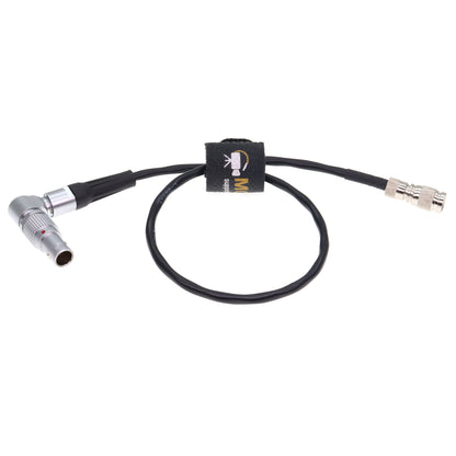 Din 1.0/2.3 to Rotatable 0B 9 Pin Timecode Cable for RED Komodo 6K Camera