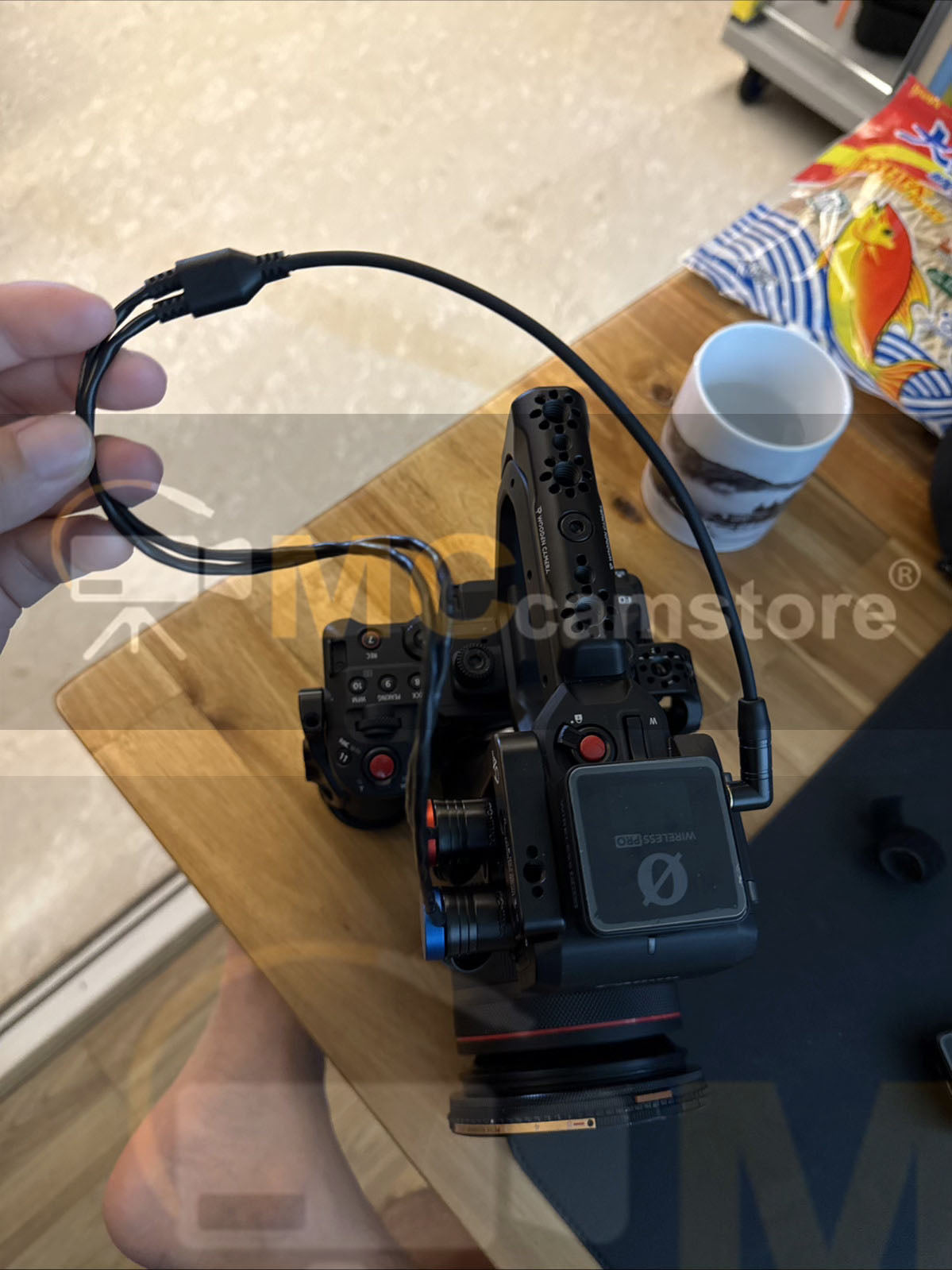 3.5 TRS Plug To Double XLR 3-Pin Male Audio Cable for Atomos Connected To Zaxcom IFB Unbalanced Audio Outputs