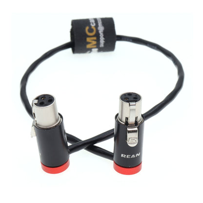 Low Profile TA3F to TA3F Audio Cable for Sound Devices 688 788 for Lectrosonics Octopack 8 Channels
