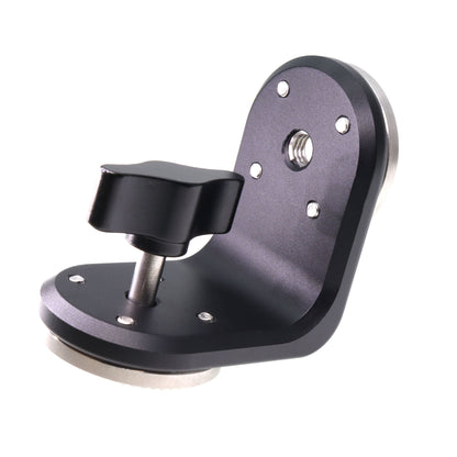 Dual M6 L-Type Bracket ARRI Rosettes Extension Mount Connector With Central M6 Thread & Adjustable Thumb Knob For Camera Rig Handle Grip