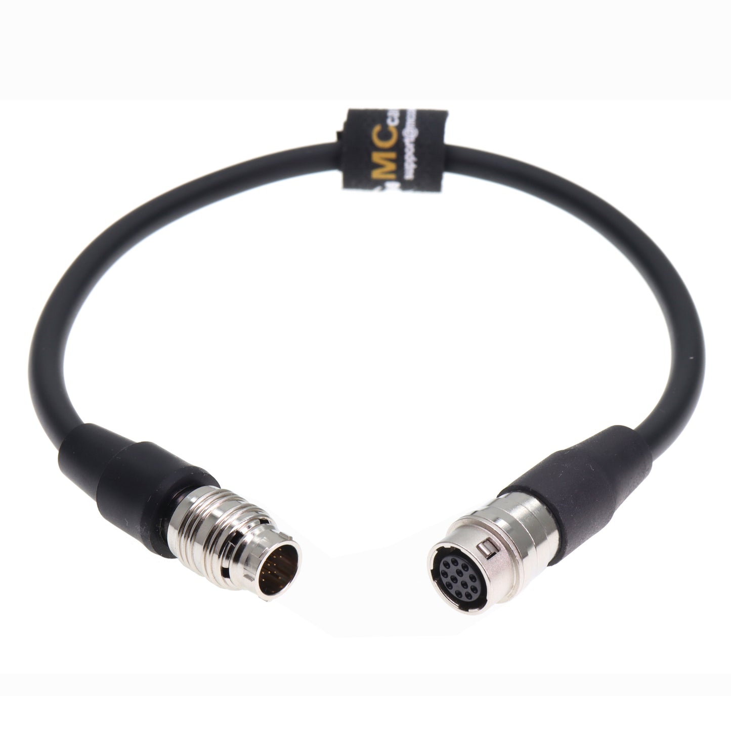 Servo Lens Zoom 20-Pin Hirose to Fujinon 12-Pin Controller Adapter Cable for Canon CN-E ZOOM FOCUS LENS