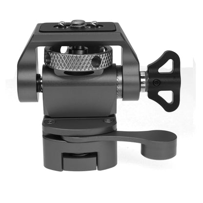 Field Monitor Mount Adjustable 360° Swivel and 180° Tilt Camera Bracket, Camera Monitor Holder with Cold Shoe for Camera Cage Rig Accessories