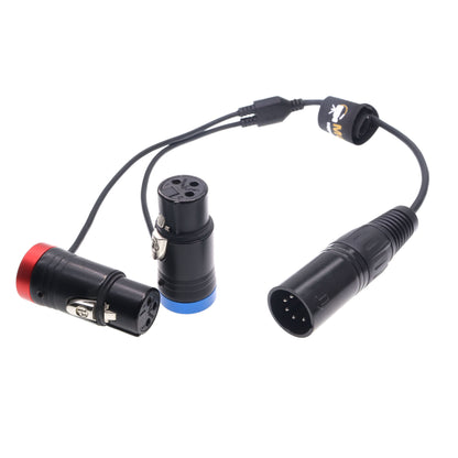 NEUTRIK XLR 5Pin Male To Dual XLR 3pin Female for Sony Venice Arri Amira Audio Cable