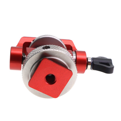 Field Monitor Mount Adjustable 360° Swivel and 180° Tilt Camera Bracket, Camera Monitor Holder with Cold Shoe for Camera Cage Rig Accessories