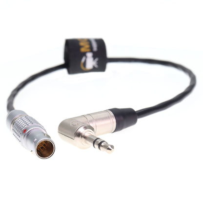 Timecode-Cable for Red Komodo Tentacle Sync 3.5mm TRS Right-Angle to EXT 9-Pin Male