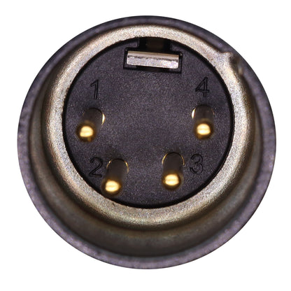 XLR 4 Pin Male to 2 Pin Female 12V Power Cable for RED Komodo 6K Camera