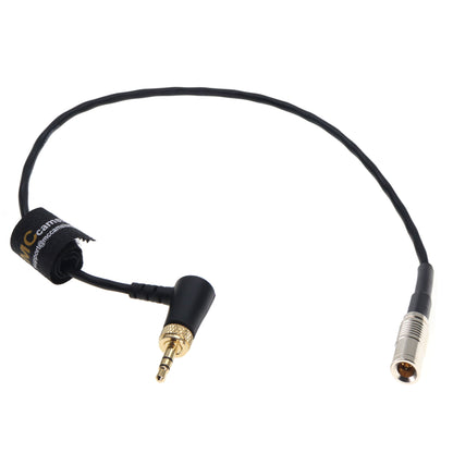 Timecode Cable Locking 3.5 mm TRS 90 Degree for Deity TC-1 to Long Straight DIN Timecode Cable for Canon R5C