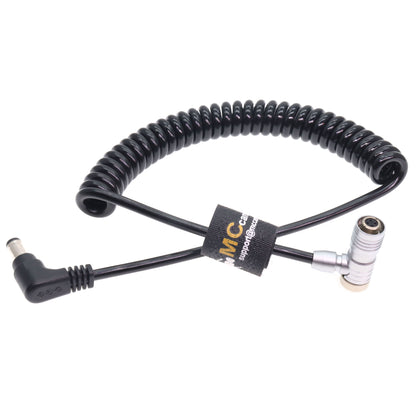DC to 4Pin Female Connector Power Coiled Cable for Portkeys BM5/BM5WR/BM7/HS7T/HH7 monitor