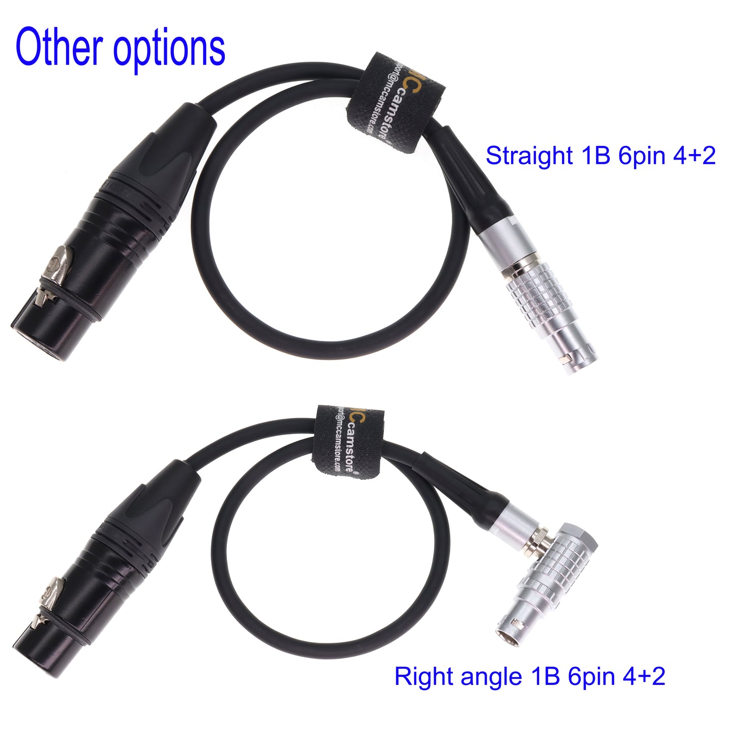 Power Cable 4 Pin XLR Female to Straight 1B 6 Pin Male for Ronin 2 Gimbal Stabilizer for Sony F55 SXS Venice Camera