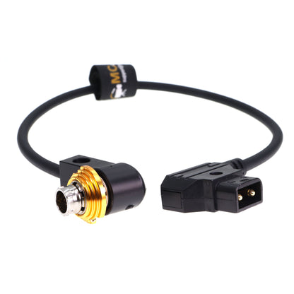D tap to Right Angle 20-Pin Hirose Power Cable for Fujinon Cabrio Lens Servo Motor