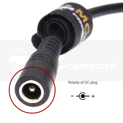 DC Female to Hirose 4pin Male Power Cable for Sound Device ZAXCOM for Blackmagic