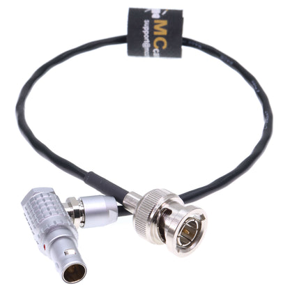 BNC Male to 0B 9 Pin Male Timecode Cable for Sound Devices Zaxcom for RED V-Raptor Komodo Camera