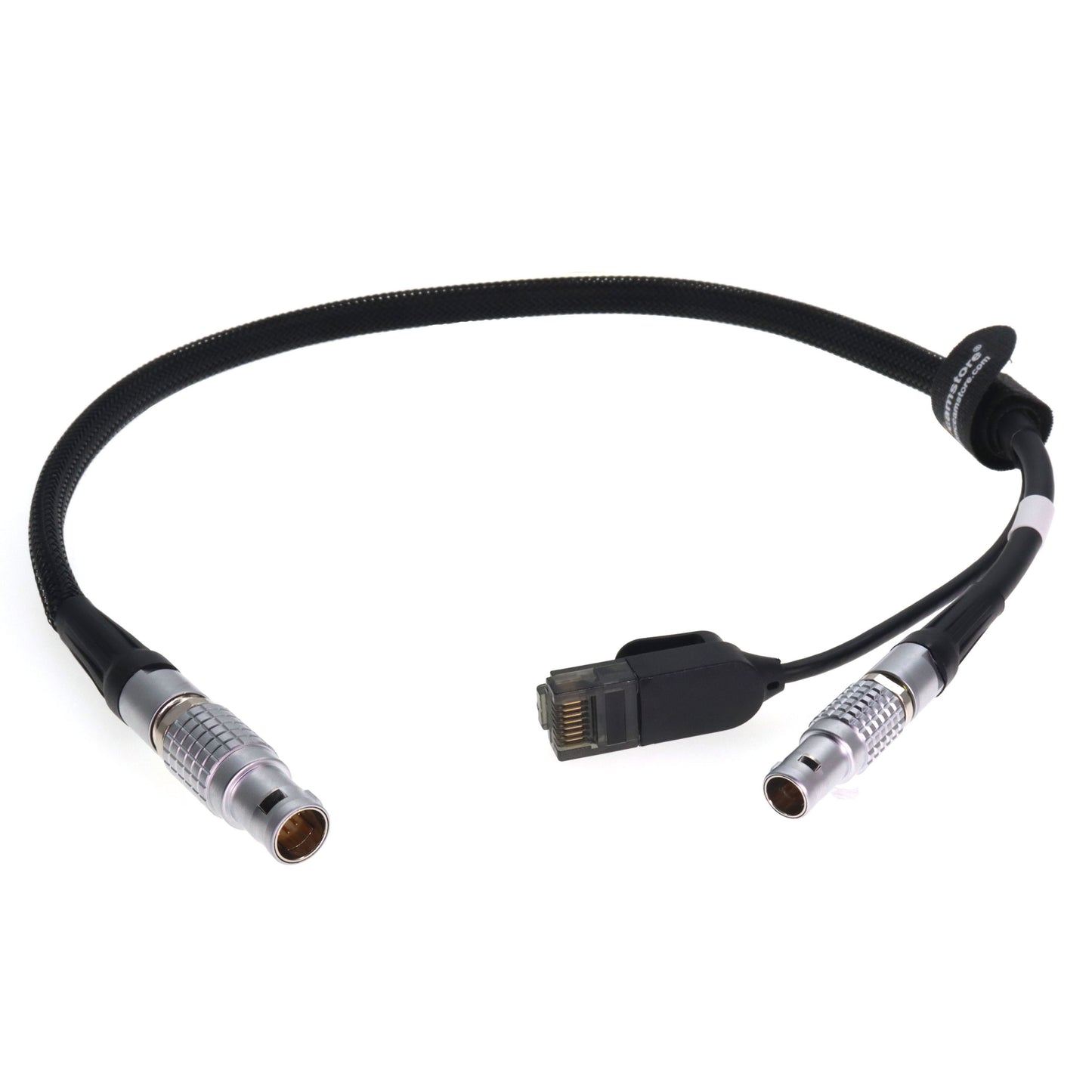 ARRI ETH Rotatable Right Angle 10 Pin to RJ45 and 2 Pin Male 24V Power Cable for Bit Part Bitbox ARRI Alexa Mini LF LF Mini SXT 35 Camera Teradek COLR