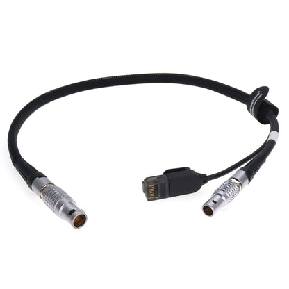 ARRI ETH Rotatable Right Angle 10 Pin to RJ45 and 2 Pin Male 24V Power Cable for Bit Part Bitbox ARRI Alexa Mini LF LF Mini SXT 35 Camera Teradek COLR