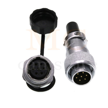 WEIPU WS16 Aviation Connector, 2 3 4 5 7 9 10pin Industrial Electrical Power Cable Plug Socket