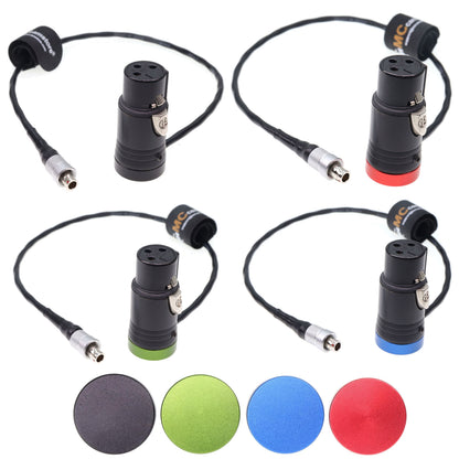 FVB 00 3 Pin Male Plug To Low Profile XLR 3 Pin Female Audio Cable for Sennheiser SK2000 Transmitter