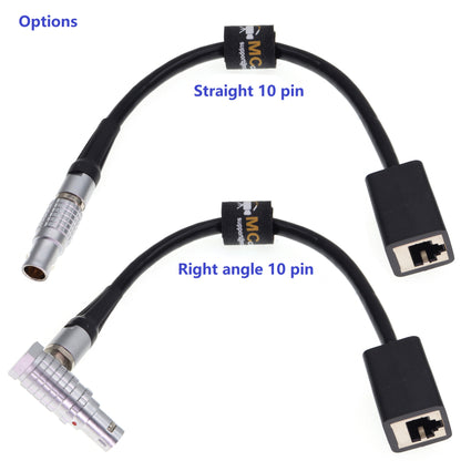 EHT 10pin to RJ45 female Ethernet Cable for ARRI Alexa Mini, miniLF XT SXT S35