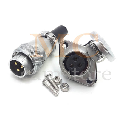 WEIPU WS20 Aviation Connector, 2 3 4 5 6 7 8 9 12 15pin Industrial Electrical Power Cable Plug Socket