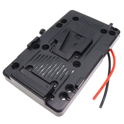 Back Pack Plate Adapter with D-tap Output for Sony V-Mount V-Lock Power External for DSLR Camcorder Video Light BMPCC SLR DSLR DV Camera Battery Adapter