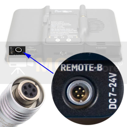 5 Pin Female to D tap Power Cable for Portkeys LH5P LH5H Monitor