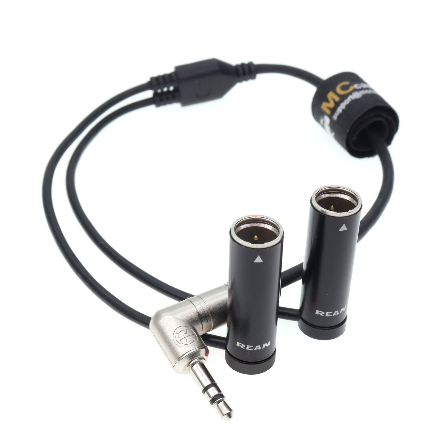 3.5 TRS to TWO TA3M 3 Pin Audio Cablefor RØDE Wireless GO II for Canon C70