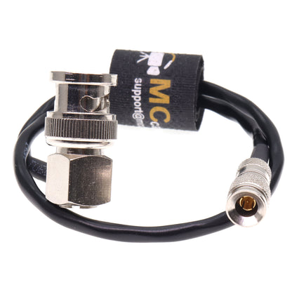 Timecode Cable for Canon R5C C400 EOS Camera for Zoom Sound Devices, BNC Male to DIN 1.0/2.3Time Code Sync Cord