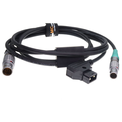 D-tap Power for Preston Micro Force V+F 10 Pin to Heden M26T Analog Motor 4 Pin Y-type power Cable