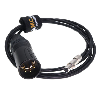 XLR 4-Pin Male to 3 Pin Female 12V Power Cable for Convergent Design Odyssey 7/7Q/7Q+ Monitor Recorder