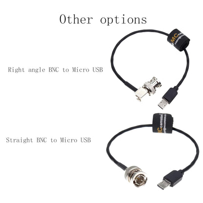 Timecode Cable for Sony FX3 FX30 A7S3 A1 Camera, BNC to Micro USB Time Code Sync for Zaxcom Zoom F8 F8N