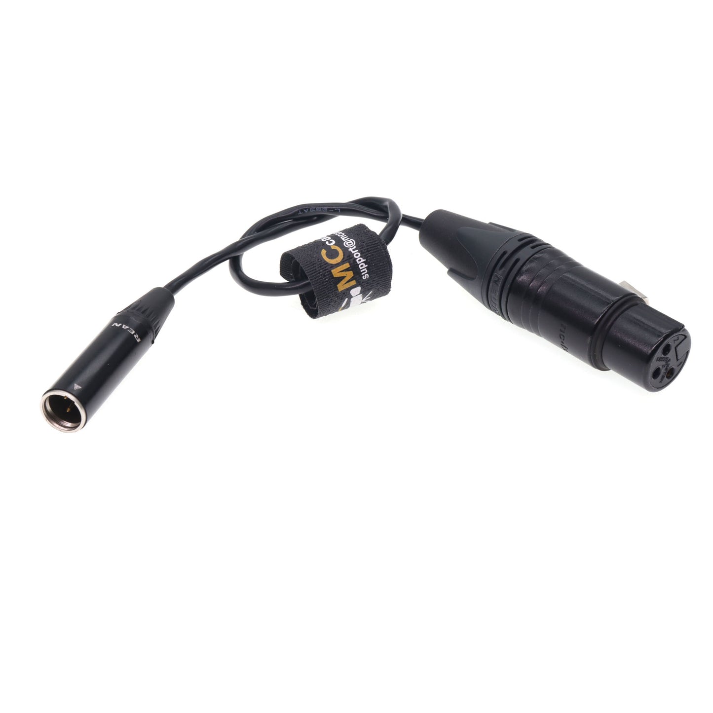 TA3M Male to XLR 3 Pin Female Audio Cable for Canon C70, BMPCC 4K 6K Pro Camera Video Assist