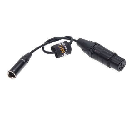 TA3M Male to XLR 3 Pin Female Audio Cable for Canon C70, BMPCC 4K 6K Pro Camera Video Assist