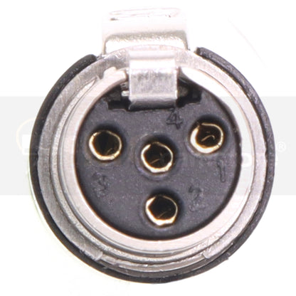 D-Tap to TA4F Mini XLR 4-pin for TVlogic 056 058 Monitor Power Cable