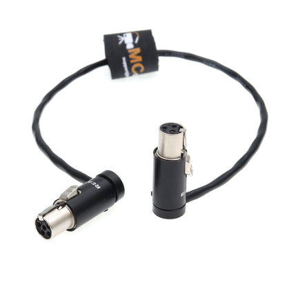 Low-Profile TA5F To TA3F Sommer Audio Cable for Lectrosonics Receiver To Sound Devices, Mini XLR 3pin To 5pin