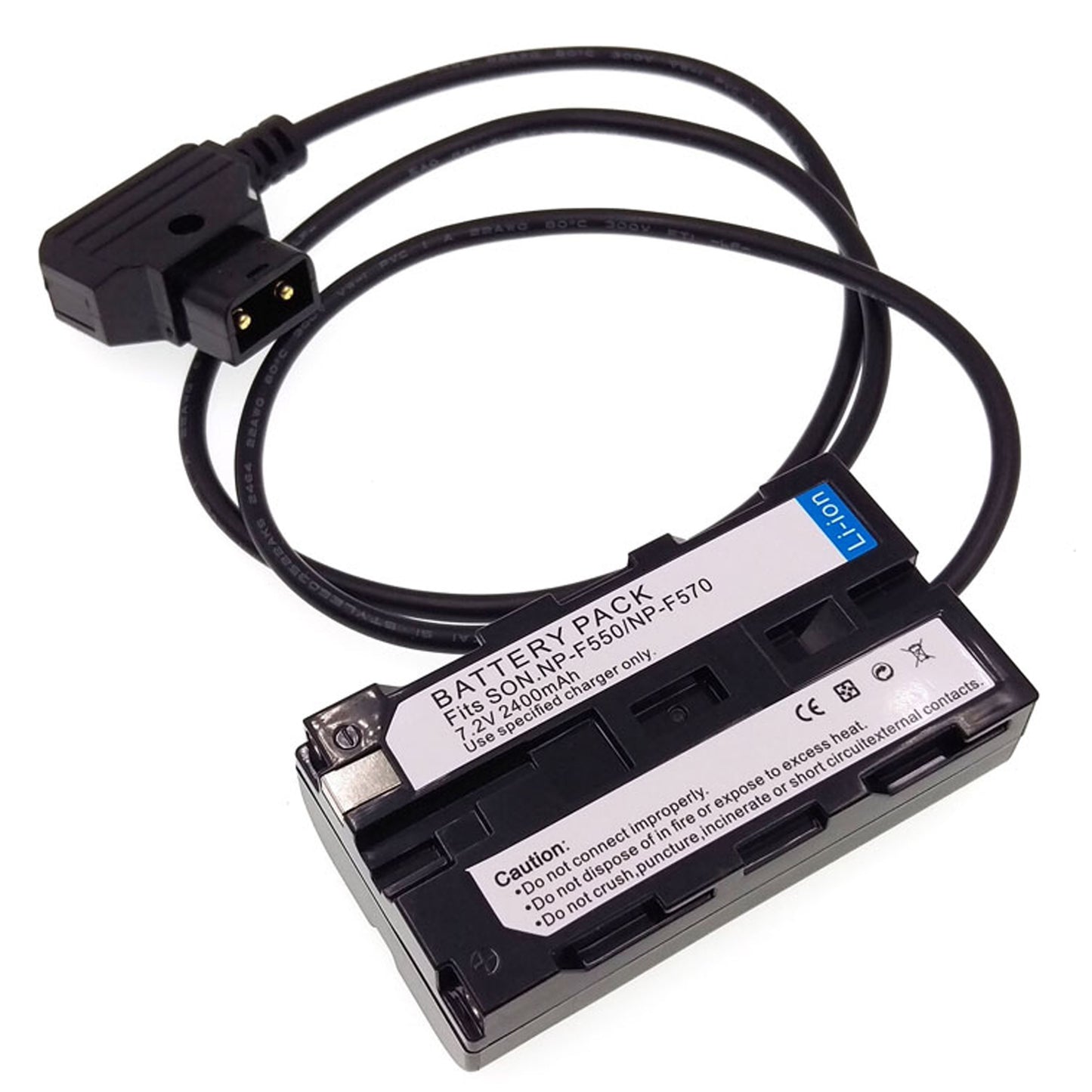 D-Tap to NP F550 Dummy Battery for Sony NP F550/ NPF570/970 Atomos Ninja Shogun