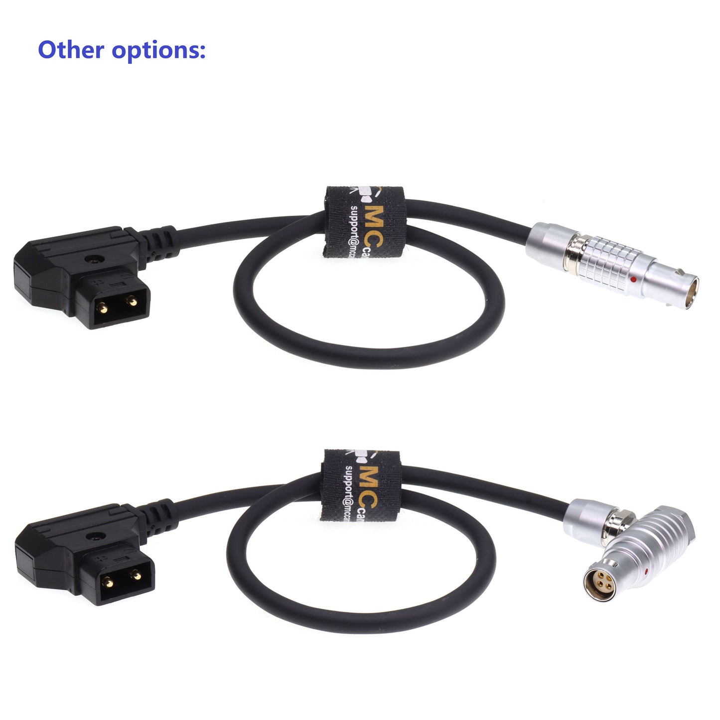 D-TAP to FGK 1B 4 Pin Female Power Coiled Cable for Canon C300 Mark II C200 Camera
