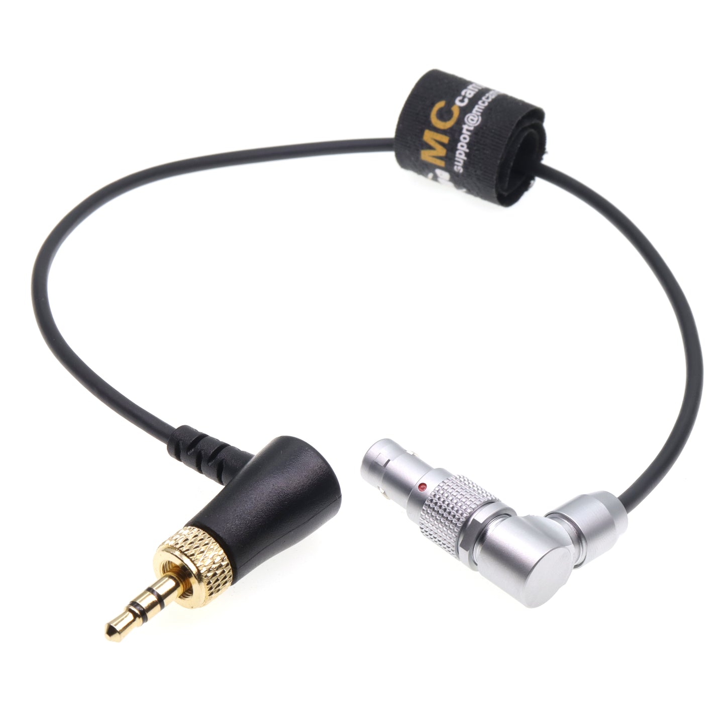 Lock 3.5 TRS Jack To Angle Adjustable 9 Pin Timecode Cable for Deity TC-1 for RED Komodo RED V-Raptor