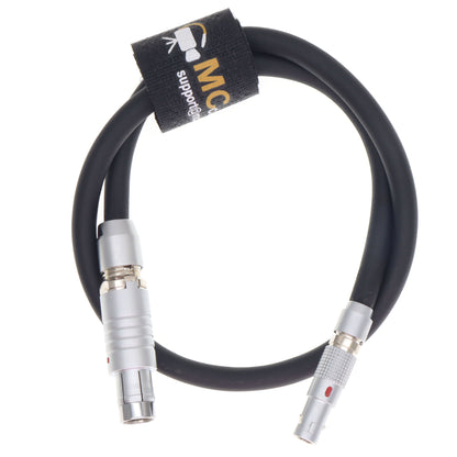 RS 3pin Male Plug to FGG 00B 4pin Run Stop Cable for Teradek RT Latitude Camera Control Cable for Arri Alexa Amira Red