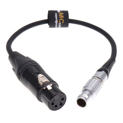 Power Cable 4 Pin XLR Female to Straight 1B 6 Pin Male for Ronin 2 Gimbal Stabilizer for Sony F55 SXS Venice Camera