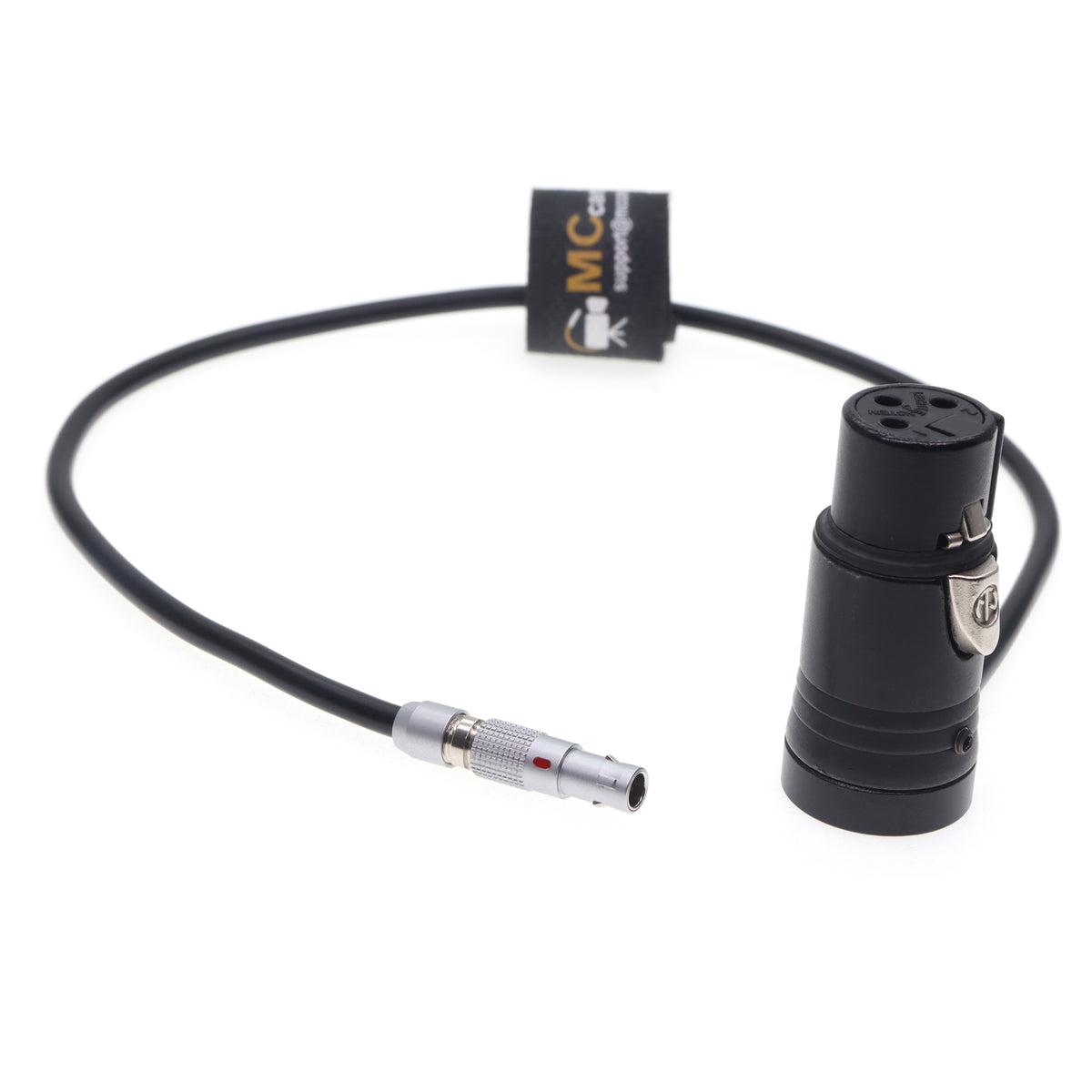 00B 5pin to Low Profile XLR 3 Pin for Shure Mixer Microphone Audio Cable for RED Komodo/V-Raptor Z CAM E2 for ARRI ALEXA Mini Camera