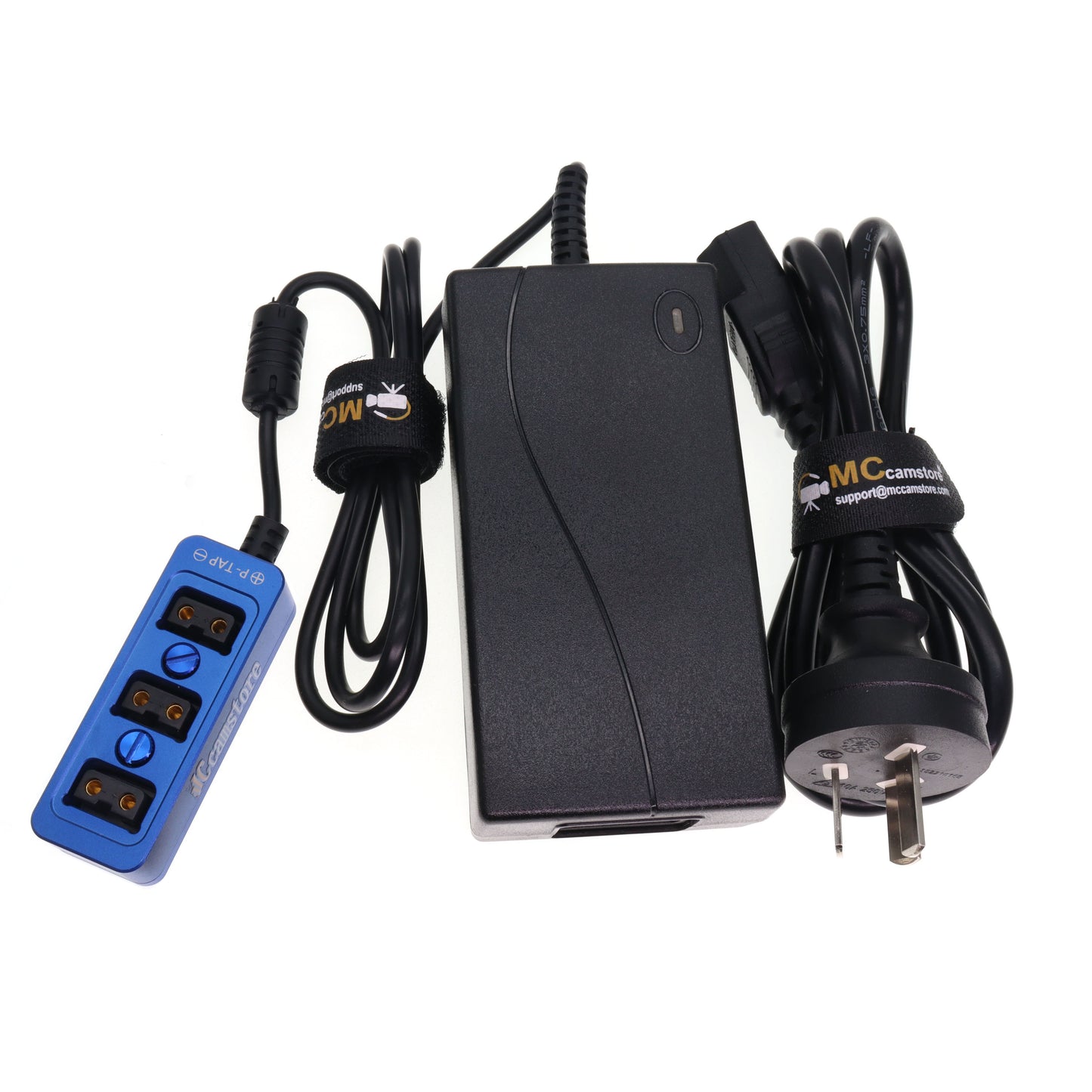 AC Power Adapter Converter Cable 12V 15A to D tap Splitter Cable for Camera Power Cord D-TAP Distributor 2 Meters for Monitor Sound Device Recorder Power Supply